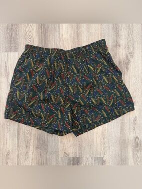 Vintage Lawton Harbor‎ Golf Print Swim Trunks XL 100% Cotton